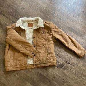 Levi’s Fleece-Lined Canvas Jacket